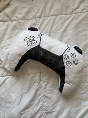 Sony PlayStation 5 Controller Plush Pillow Gaming Room Decor